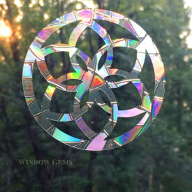 Lotus Mandala Window Gems