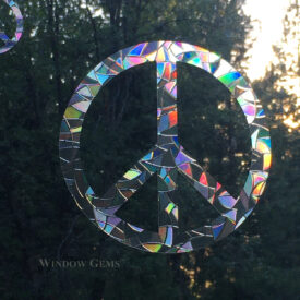 Peace Sign Window Gems