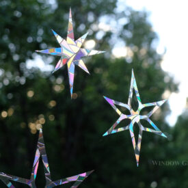 Holiday Stars Window Gems