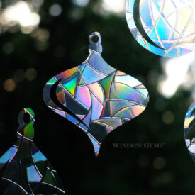 Holiday Ornament Window Gems