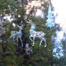 Forest Creatures Window Gems